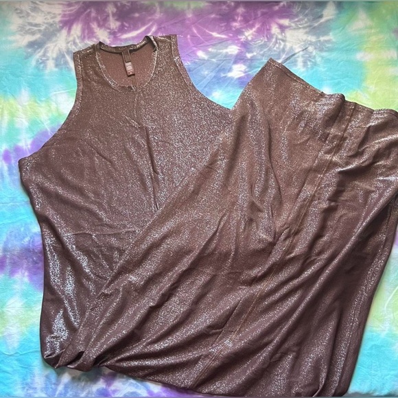 ✨🪩Skims Shimmer Tank Dress in Cocoa | 3X | Shimmer & Shine Collection🪩✨ - Picture 6 of 8